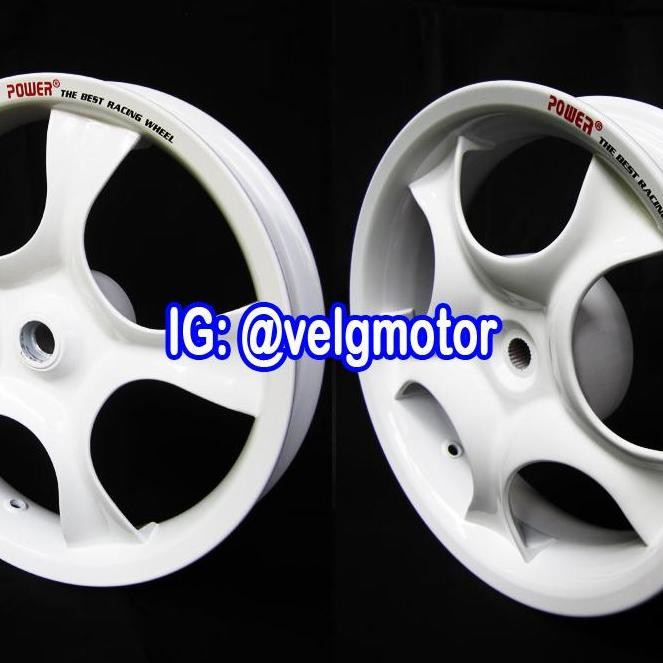 velg Mio type rose putih POWER