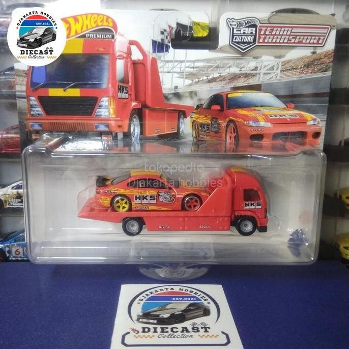 TERLARIS hot wheels team transport nissan silvia s15 hks