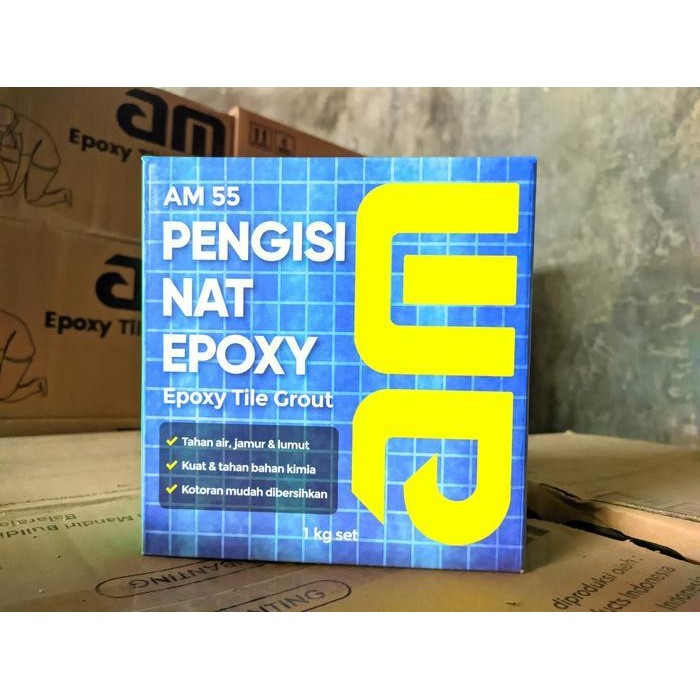 Am 55 Tile Grout Epoxy / Am 55 Nat Keramik Granit Epoxy Resin | Am55 Original Dan Terpercaya