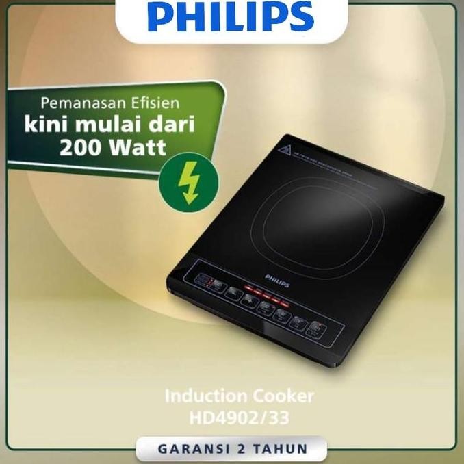 NEW Kompor listrik low Watt  PHILIPS HD4902/33 PHILIPS LOW WATT INDUCTION