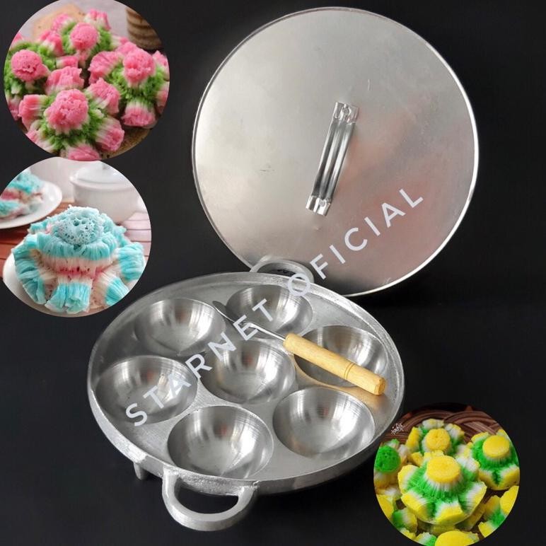 Cetakan Kue Khusus Bikang Mawar Cekung Sedang Tebal Anti Lengket