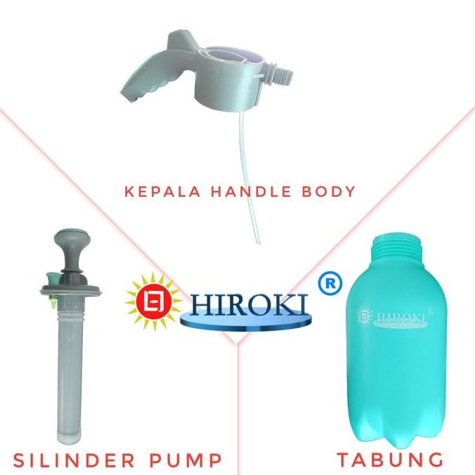 Part tabung kepala Pump Semprotan sprayer Burung 2 liter hiroki spray