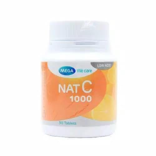 Mega We Care Nat C 1000 Low Acid Vitamin C Anti Oksidan Original Dan Terpercaya