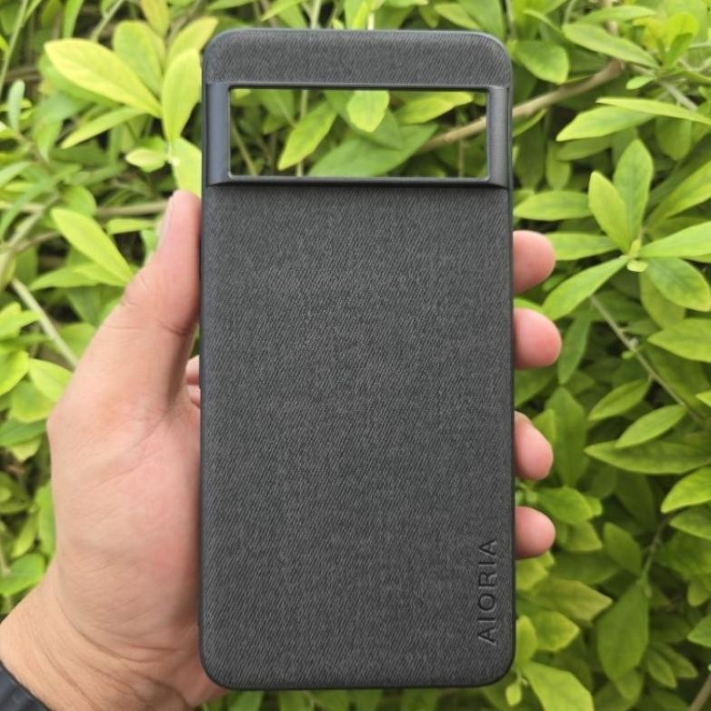 Case Fabric Black Google Pixel 9 Pro XL 8a 8 Pro 7a 7 Pro 6a 6 Pro 5a 5 4a 5G 4XL 4 MURAH