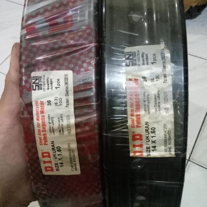 VELG BESI DID UK 160 RING 14 HITAM HOLE 36