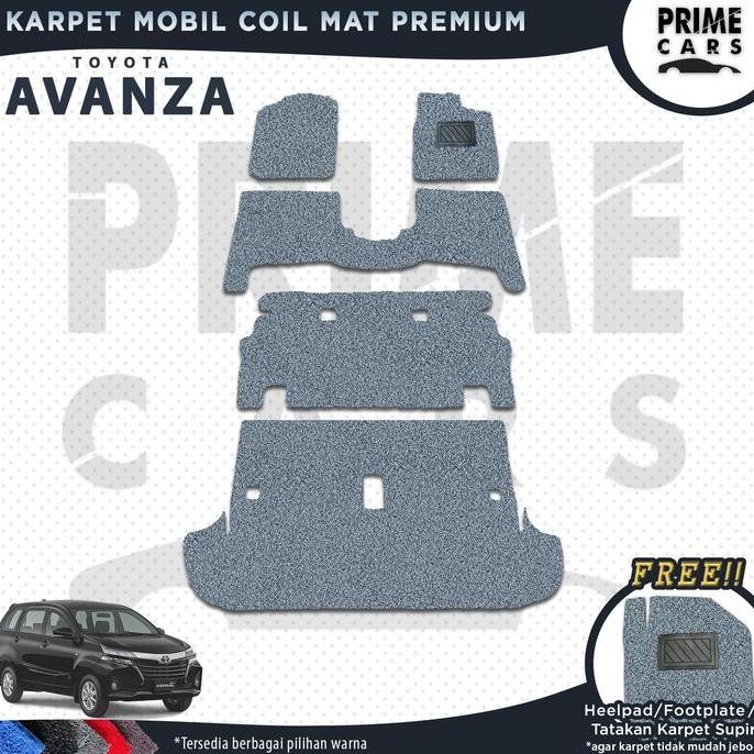 BEBAS ONGKIR - Karpet Mobil Coil mat AVANZA 2003 - 2021 old/ Grand New/ All new/ Veloz - Mie Bihun 1