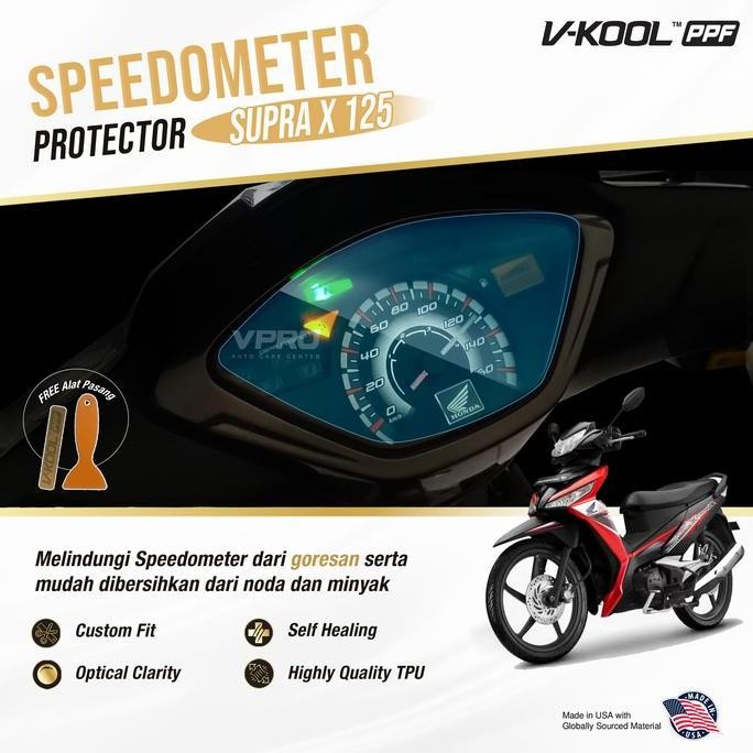 Vkool Ppf Speedometer Motor Honda Supra X 125 / X125 / Anti Gores Terbaik