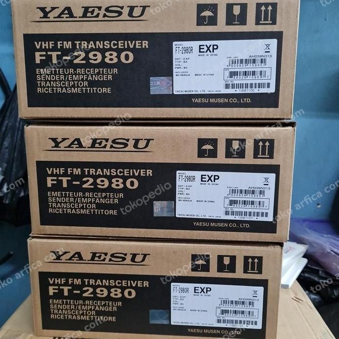 RIG YAESU FT-2980 / FT-2980 R / FT2980R / FT2980 R VHF 136-174MHZ ORI murah