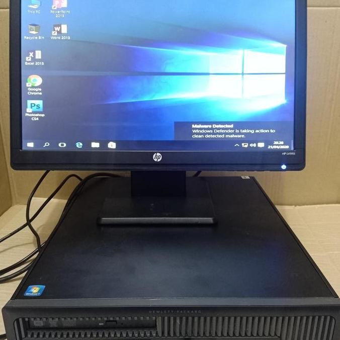 Cpu Hp Prodesk Core I5 4590- Ram 4Gb-Hdd 500Gb-Lcd Hp 19 Inch Wide New Stok