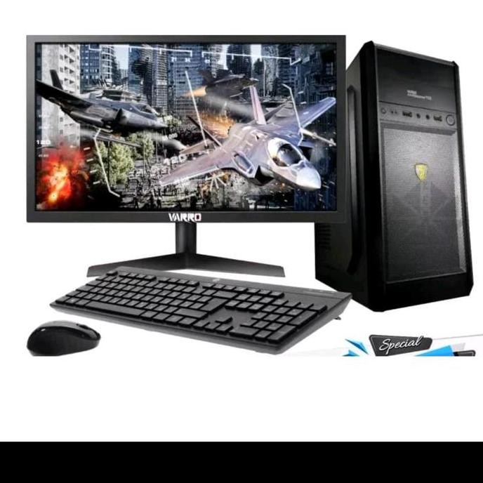 Pc Rakitan Lengkap Core I5 Ram 8 Gb Led" 19 New Stok