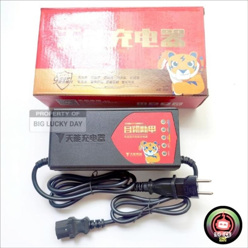Premium Charger 48V 12Ah Sepeda Listrik Universal Untuk Semua Merk Selis Uwinfly Exotic Goda Super R