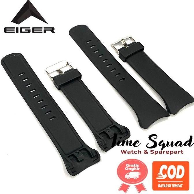 baru Strap tali jam tangan EIGER IYW0082 strap rubber eiger iyw 82