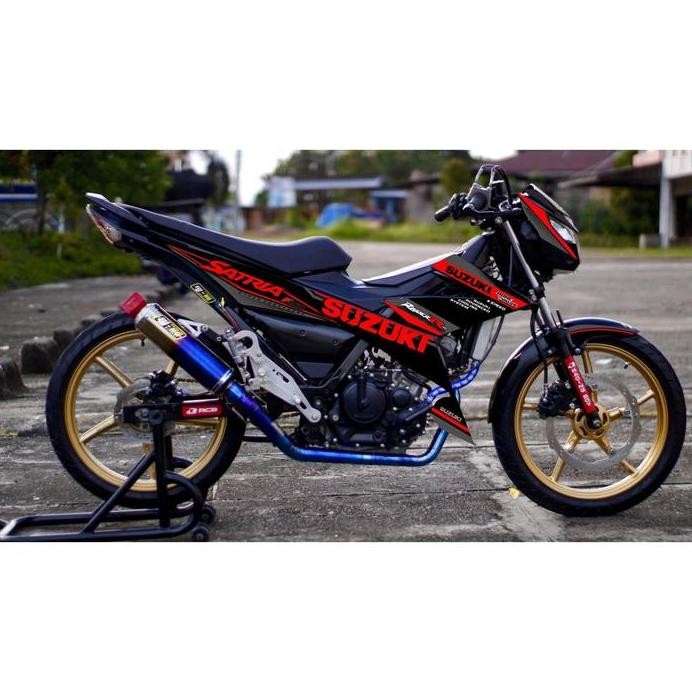 STRIPING STIKER SATRIA FU INJEKSI - FU FI VARIASI F 150 Motorcycle astrea decal motor trail mini 50c