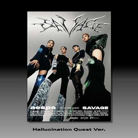 restock  aespa 1st Mini Album - Savage (Photobook / Hallucination Quest ver.)