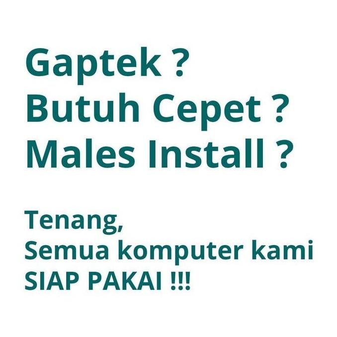 Paket Pc Rakitan Desain Grafis I7 Ram 16Gb Ssd 256Gb Full Set Led 24 New Stok