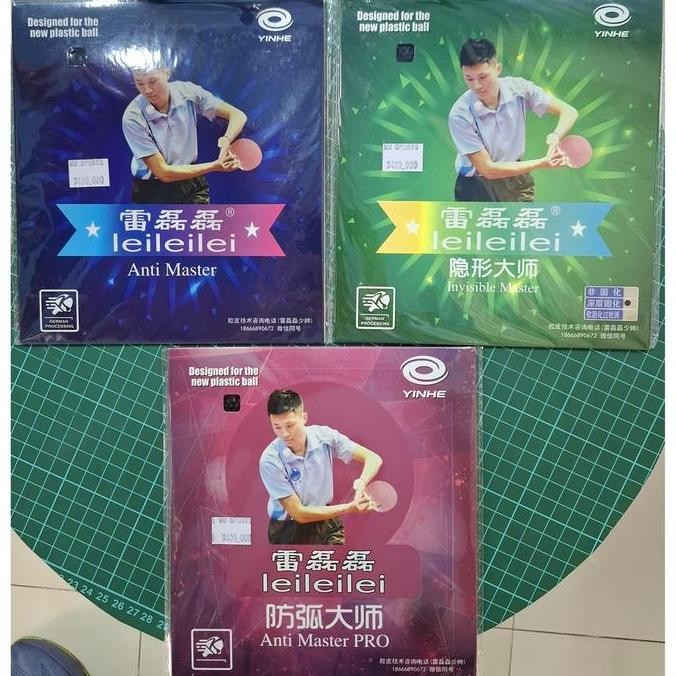 TERBARU - Karet Tenis Meja Bintik Panjang OX Yinhe Lei Lei Lei VIP (Bintik Proses Pabrik)