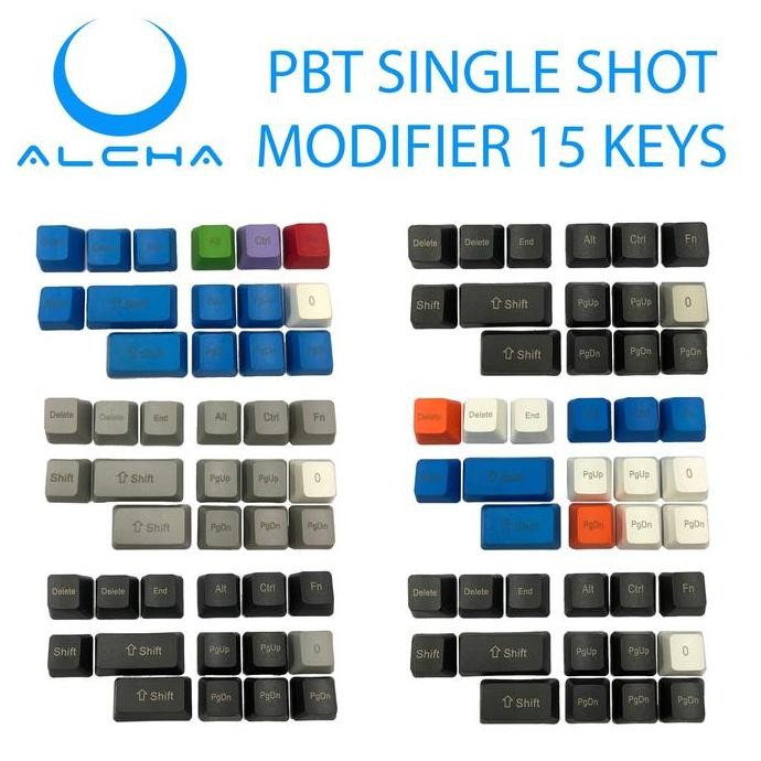 ready ALCHA KEYCAPS PBT MODIFIER 15 KEYS SINGLE SHOT