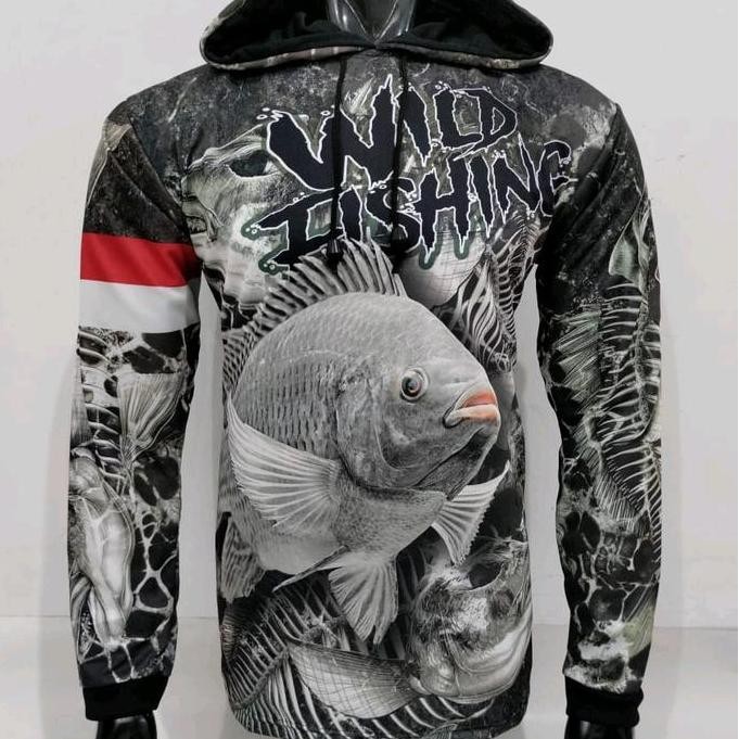 restock  Baju Jersey Mancing Nila wild FISHING