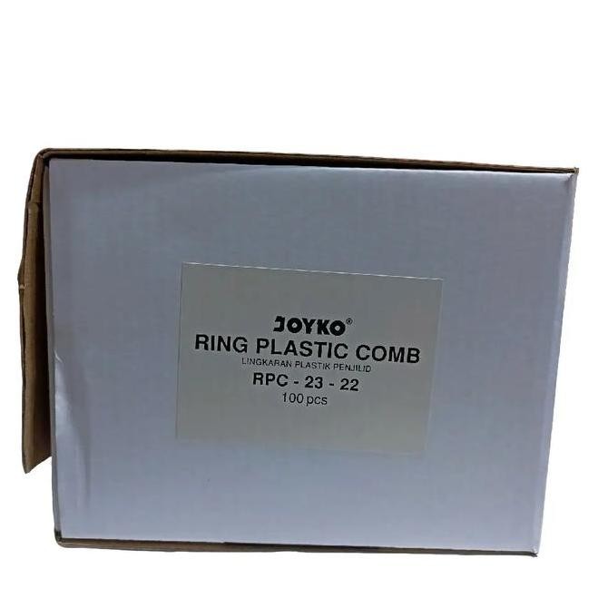 

NEW Joyko RPC-23-22 Ring Plastik Comb Uk.22mm / Lingkaran Plastik Jilid F4 / Spiral Jilid Round Folio