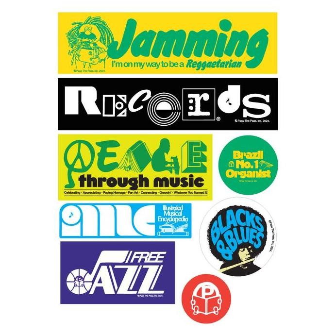 

restock !!! Pass The Peas - Stickers Serie 6
