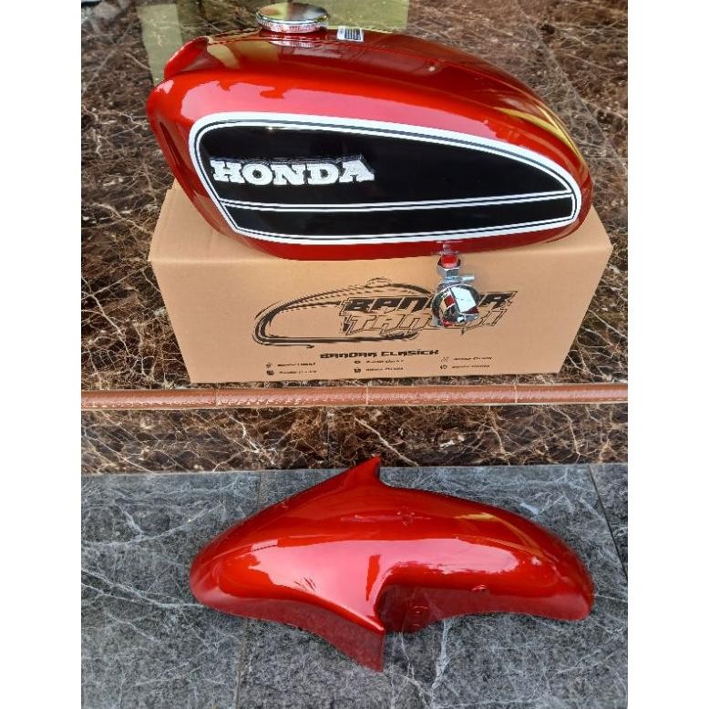TANGKI CB125 TANGKI CB100 TANGKI PRESS GALVANIS TANGKI SET SLEBOR TANGKI CB MERAH CANDI