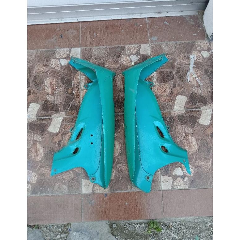 sayap legshield legsil dalam luar set shogun 110 new SGP hijau tosca