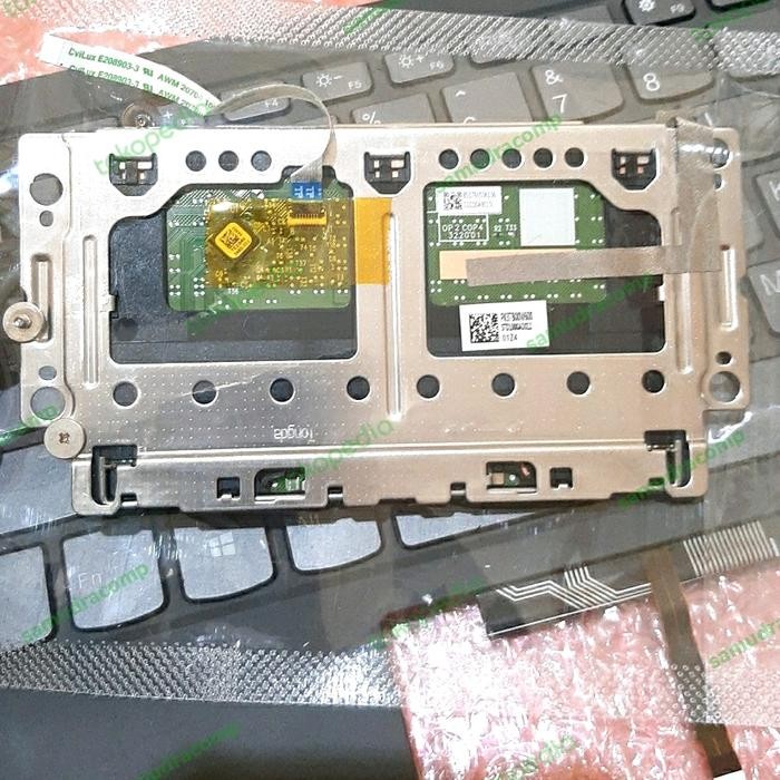 Touchpad original lenovo Ideapad 5 warna silver copotan laptop