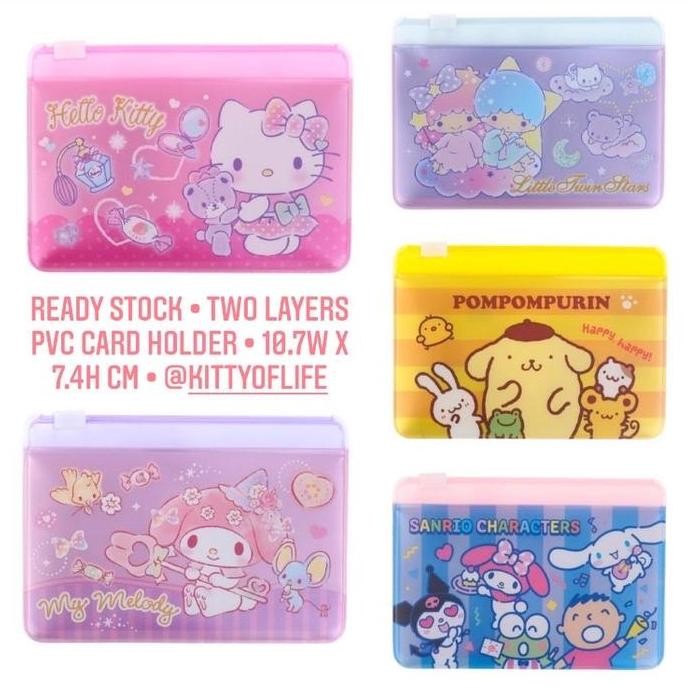 

READY Two Layers PVC Card Holder Sanrio Original NEW