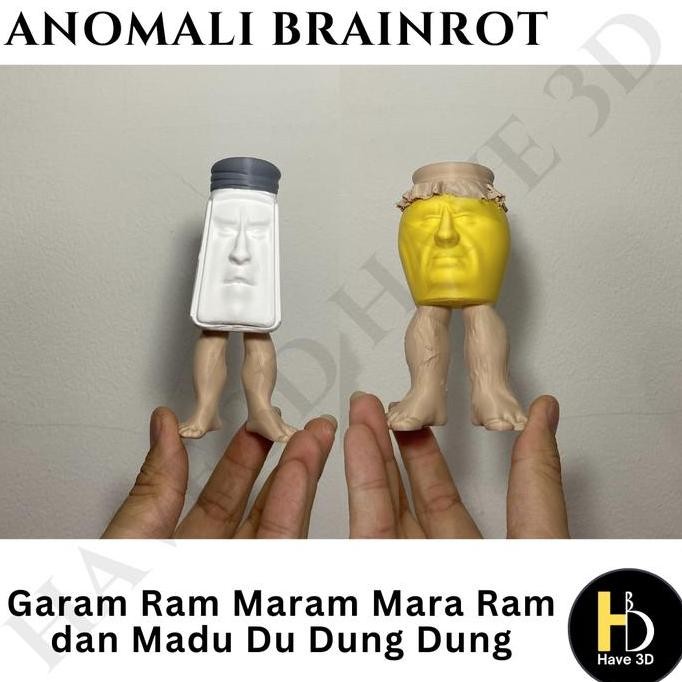 

restock !!! Garam Ram Maram Mara Ram dan Madu Du Dung Dung - Anomali Brainrot Garam dan Madu