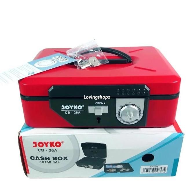 

READY Cash Box Joyko CB-26A dengan Kunci dan Kombinasi - Desk NEW