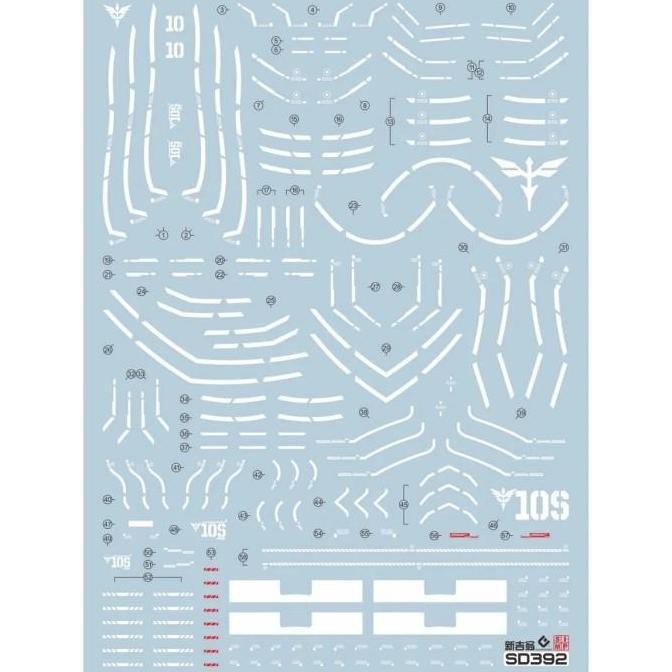 restock  Fluorescent Water Decal SD Neo Zeong Evolution Studio