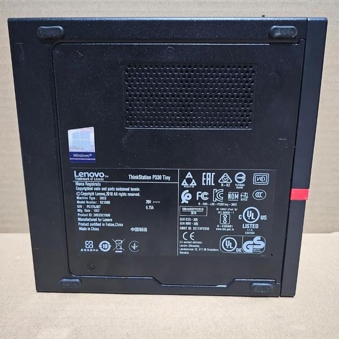Pc Lenovo Thinkstation P330 Core I7 8700 Ram 16 Gb Ssd 512 Gb Mantap New Stok