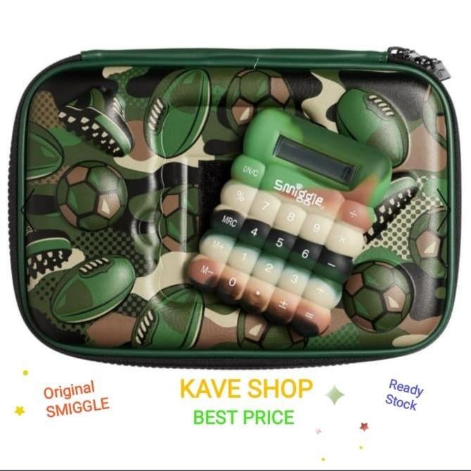 

Terlaris SMIGGLE Original : Pencilcase Hardtop Calculator - NEW Kualitas Original