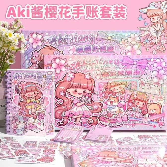 

READY Buku Journal Diary Set Kit Diary Book Notebook Buku Catatan Harian NEW