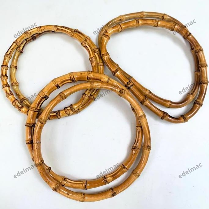 baru Gagang Tas | Ring Bambu Circle | Handle Bag Accessories DIY