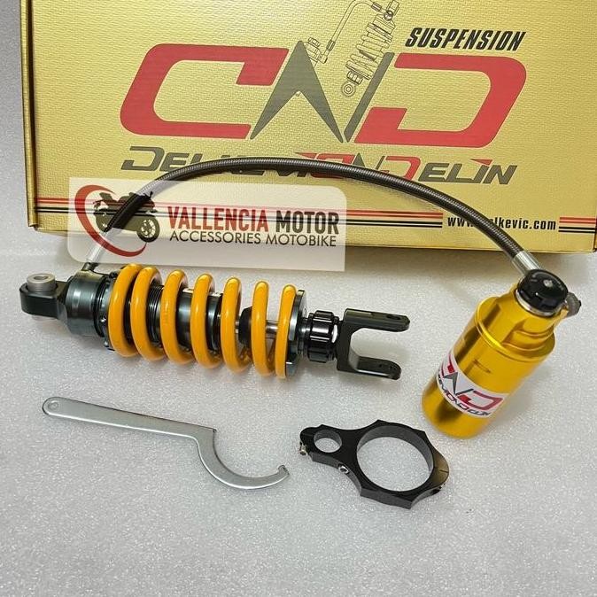 MONOSHOCK TABUNG DND PRO AK111 YAMAHA R15 V2 V3 - SHOCKBREAKER TABUNG PISAH R15 VVA - SHOCK NUI ADJU