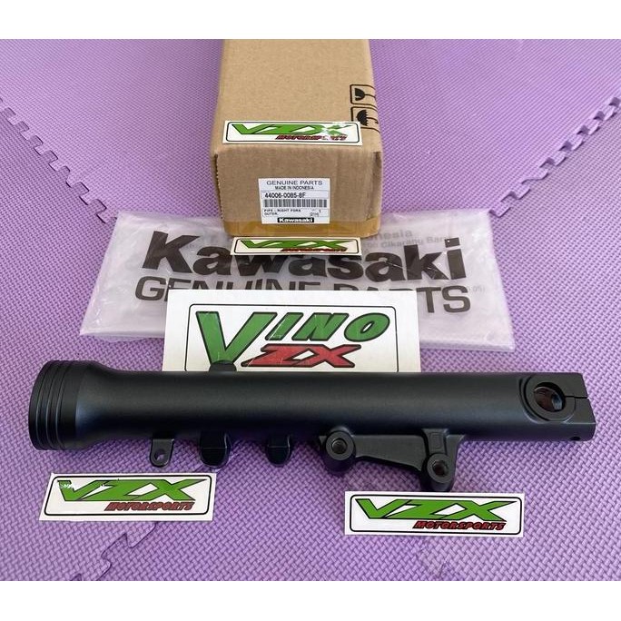 Tabung Bawah Bottom Shock Kanan Hitam Ninja RR New 150 Ori Kawasaki
