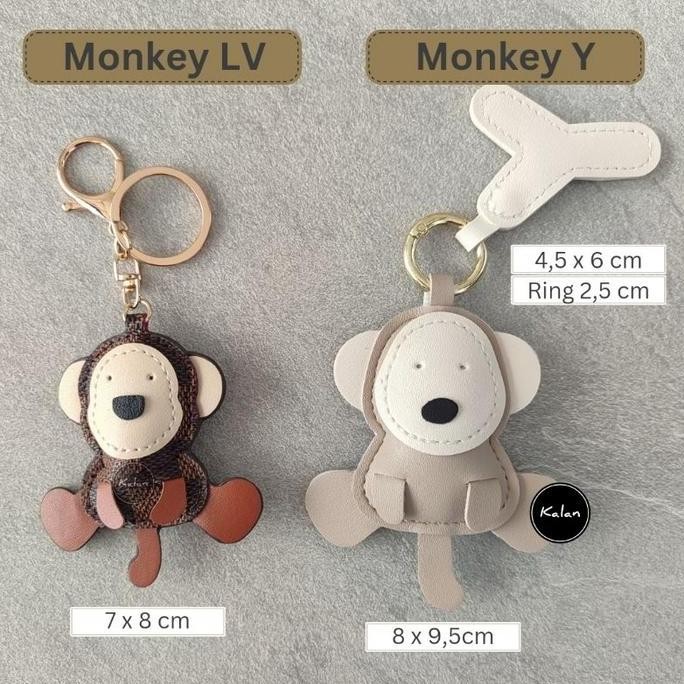 baru KALAN Gantungan Tas/Kunci Monkey Monyet Lucu Bag Charm