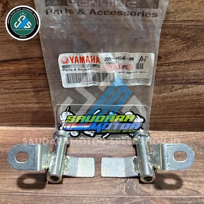 BREKET PLAT NO ORIGINAL YGP CUSTOM UNTUK PASANG TAMENG MATA DUA (MADU) YAMAHA MIO SOUL KARBU