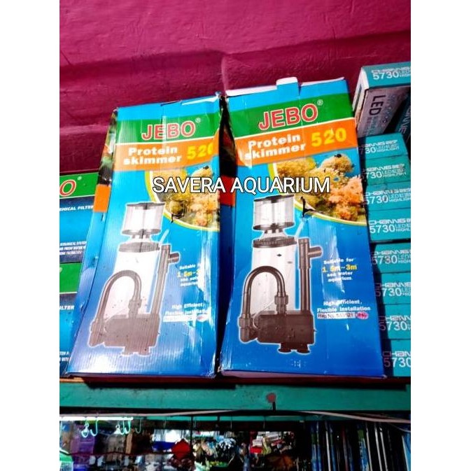 PROTEIN SKIMMER JEBO 520 / 90 watt / 3200 L/H /include mesin Ayo Beli