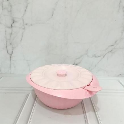 [3 & 6 Pcs] Basi Violetta Bulat / Basi Prasmanan Bulat/ Basi Prasmanan Plastik Bulat New