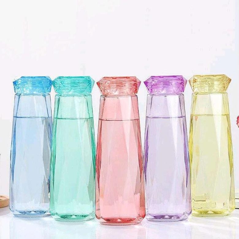 Botol Kaca Diamond Crystal / Botol Diamond Kaca New