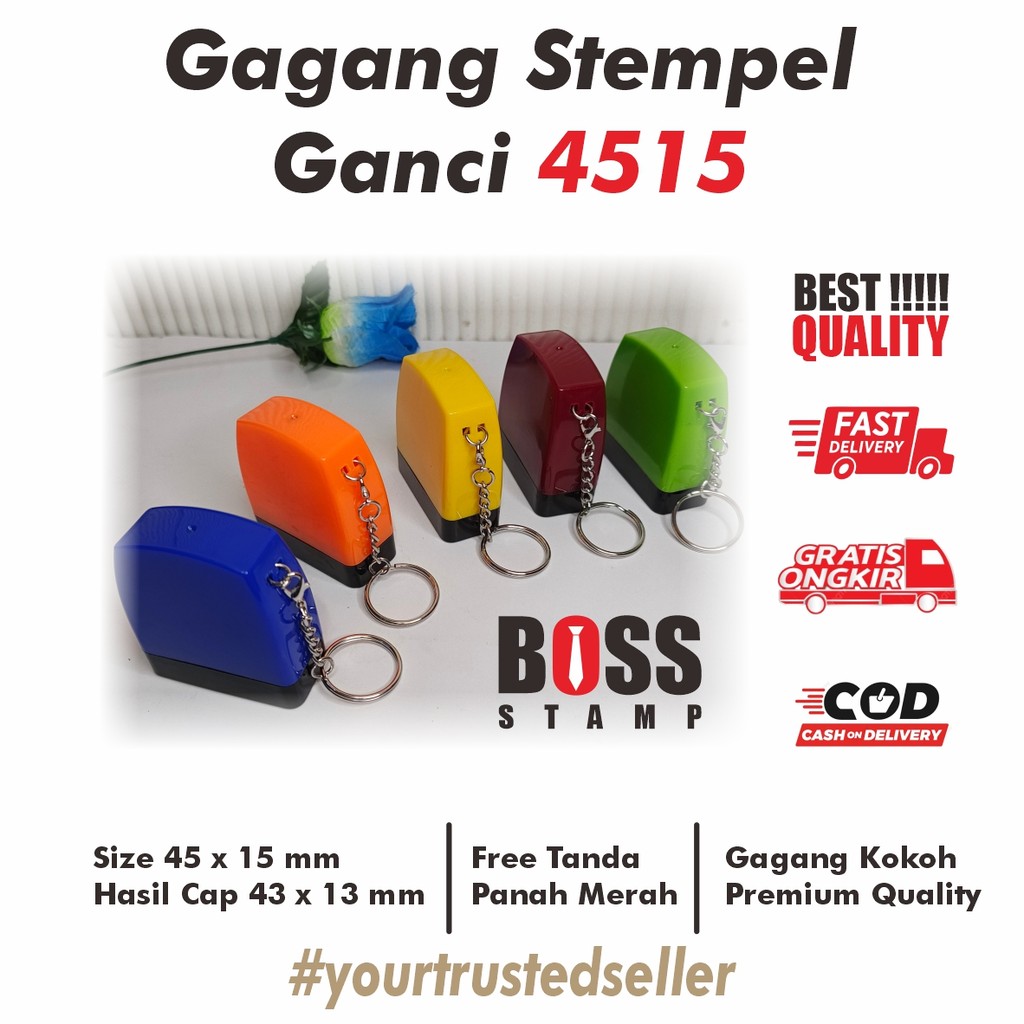 

Gagang stempel flash gantungan kunci SC 4515 5 Warna