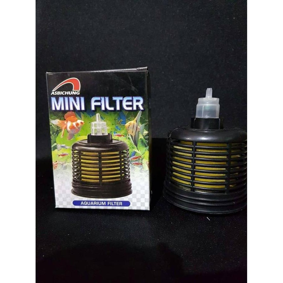 Update mini filter bicung, filter kecil aquarium bulat Kualitas Baik