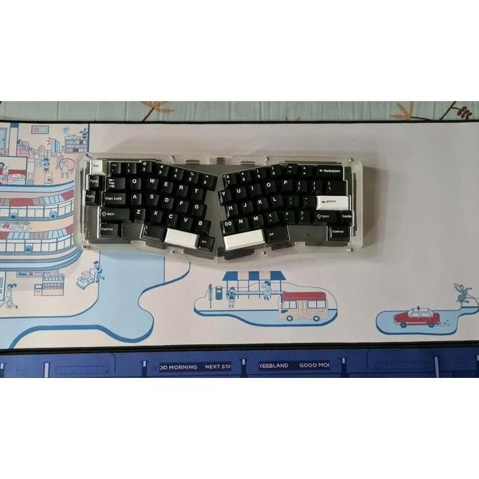 GMK Soya Milk Deskmat Clone XXL Mousepad | GMK Soyamilk colorway