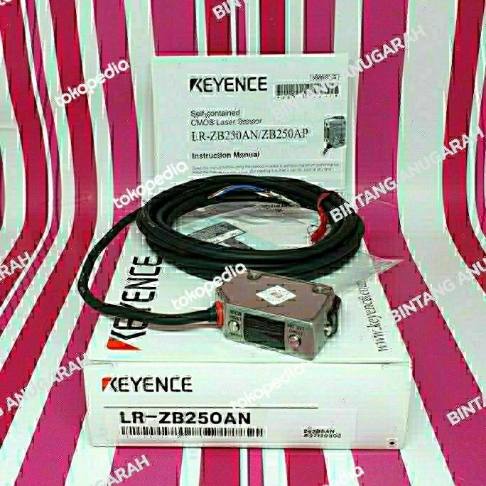 Keyence LR-ZB250AN CMOS Laser sensor...NPN out put dngn jarak 250mm