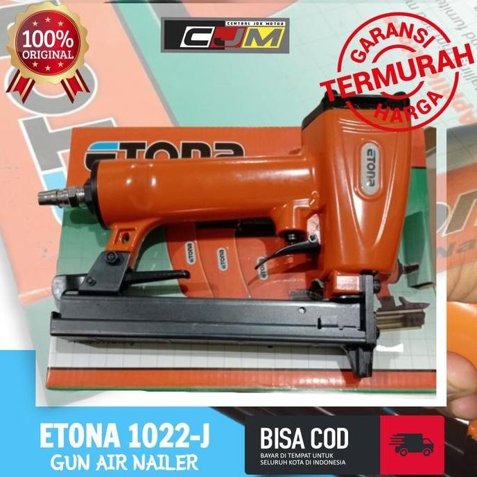 

Mesin Staples Tembak Angin Kompresor - ETONA 1022J Gun Air Nailer