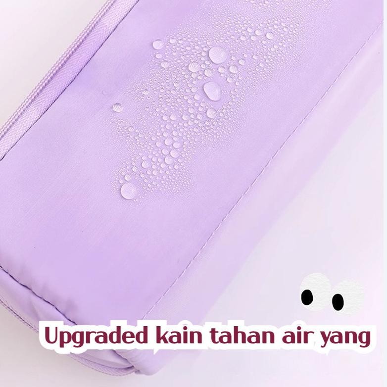 

Fg-80 SutangKotak Pensil Transparan Aesthetic Pencil Case Large Tempat Pensil Pen Pouch Lucu Stationery Organizer Fg-80