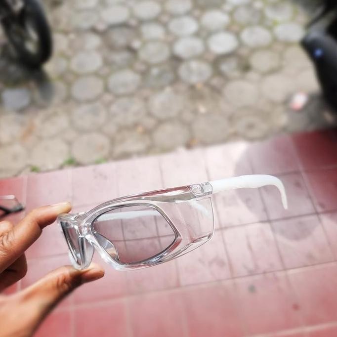 kacamata sport safety pria free lensa normal/minus antiradiasi UV