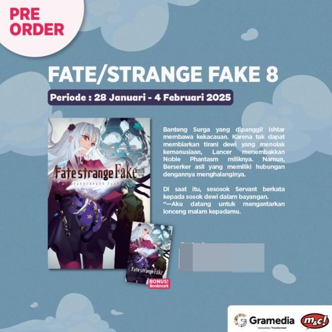 Hot Sale Light Novel Fate/Strange Fake 8 By Ryohgo Narita